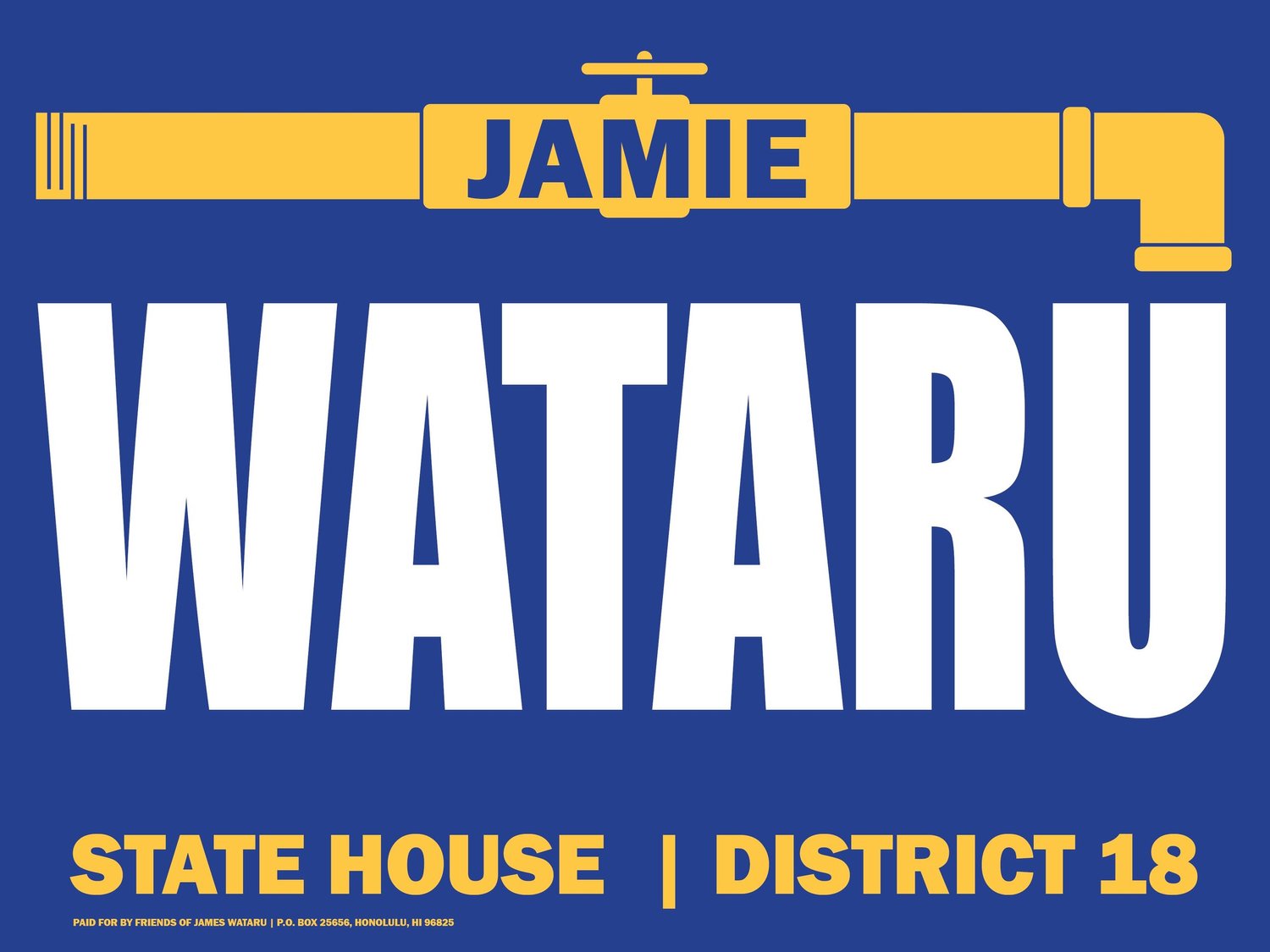 Jamie Wataru for State House District 18